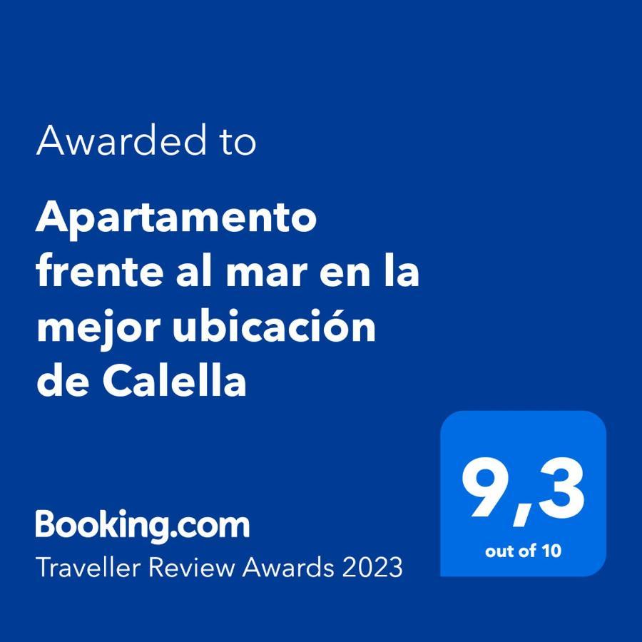 Apartamento Frente Al Mar En La Mejor Ubicacion De Calella カレリャ・デ・パラフルジェリ エクステリア 写真